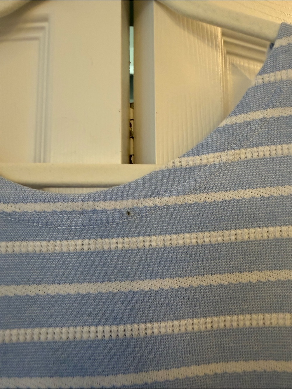 Sail to sable blue dress with white stripes size small - Picture 3 of 6
